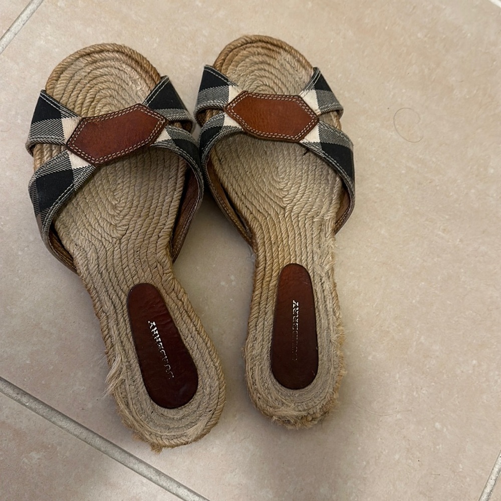 Burberry slides